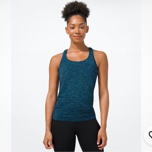 Lululemon Swiftly Tech Racerback 2.0 Tank Prism Stripe Sz 4 EUC